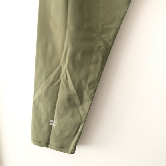Sweaty Betty Green Moss High Shine Leggings 12 - Picture 10 of 11